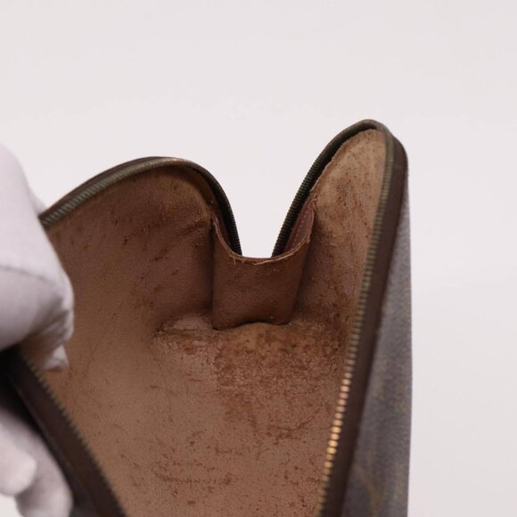 LOUIS VUITTON Monogram Trousse Demi Ronde Cosmetic Pouch - Picture 16 of 16